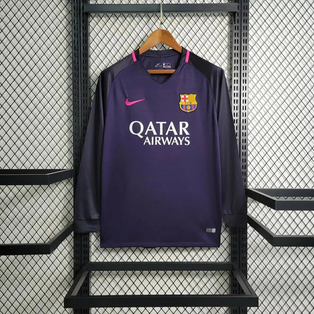 Barcelona Away Long Sleeve Retro 16/17
