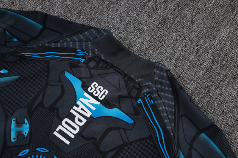 Napoli Tracksuit Grey & Blue 25/26