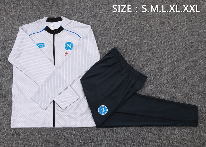 Napoli Tracksuit White & Black 25/26