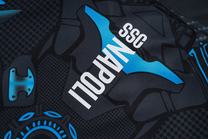 Napoli Tracksuit Grey & Blue 25/26