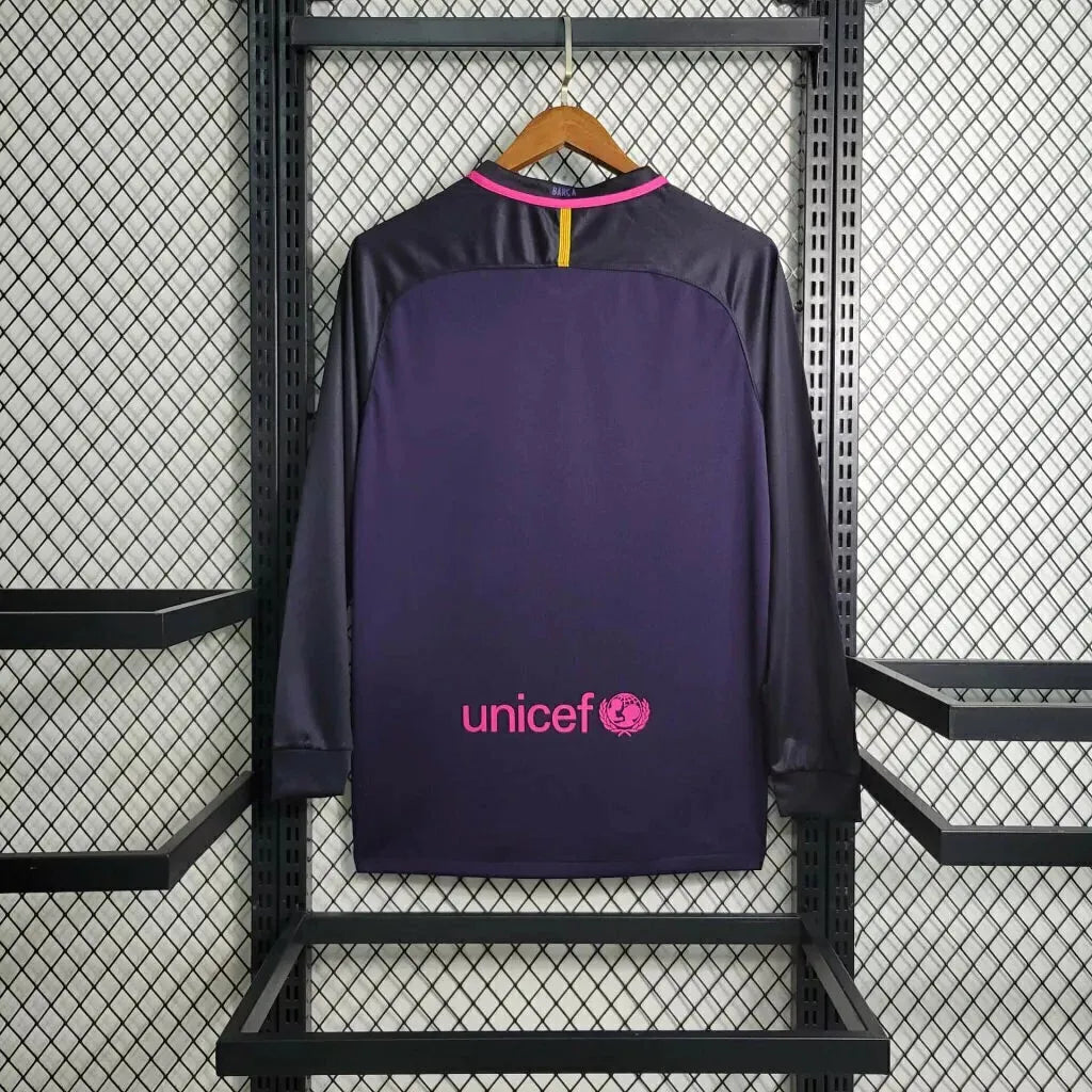 Barcelona Away Long Sleeve Retro 16/17